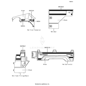 Pattern,Carrier Cover by Kawasaki 56075-1385 OEM Hardware 56075-1385 Off Road Express Peach St