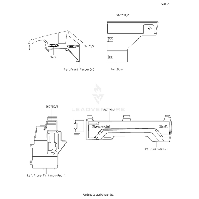 Pattern,Carrier,Lh,Rr by Kawasaki