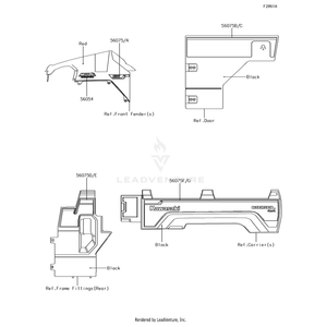 Pattern,Carrier Panel,Lh,Rr by Kawasaki 56075-3978 OEM Hardware 56075-3978 Off Road Express Peach St