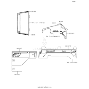 Pattern,Door Cover,Lh by Kawasaki 56076-1512 OEM Hardware 56076-1512 Off Road Express Peach St