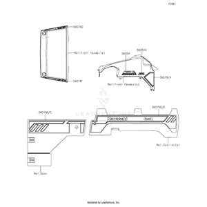 Pattern,Door Cover,Lh by Kawasaki 56076-1518 OEM Hardware 56076-1518 Off Road Express Peach St