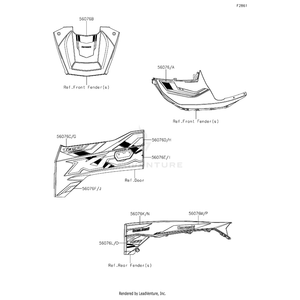 Pattern,Door Cover,Lh,Cnt by Kawasaki 56076-2700 OEM Hardware 56076-2700 Off Road Express Peach St