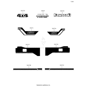 Pattern,Door,Lh by Kawasaki 56075-Y041 OEM Hardware 56075-Y041 Off Road Express Peach St