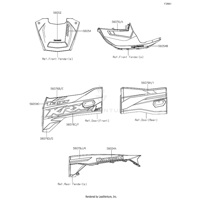 Pattern,Fr Door,Lh,Cnt by Kawasaki