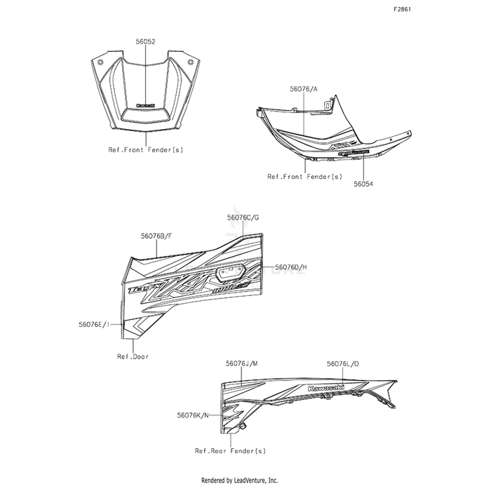 Pattern,Fr Fender,Rh by Kawasaki