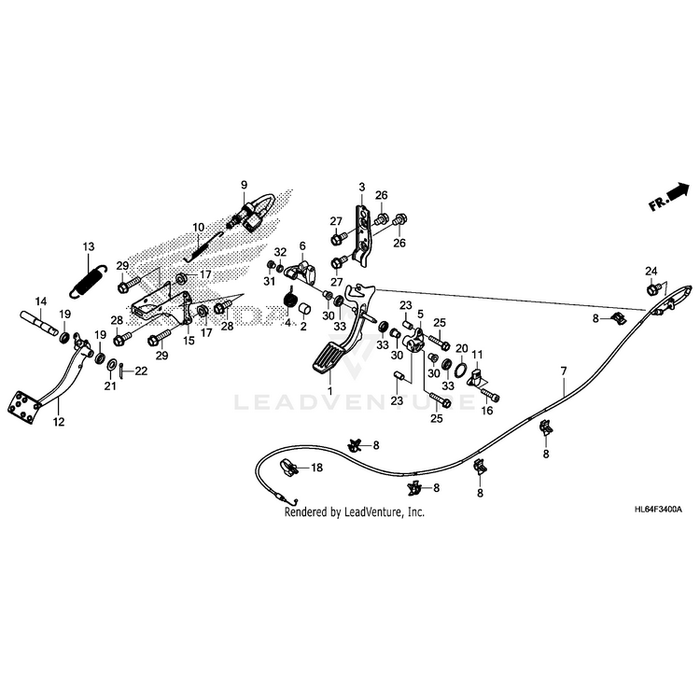 Pedal, Accelerator by Honda