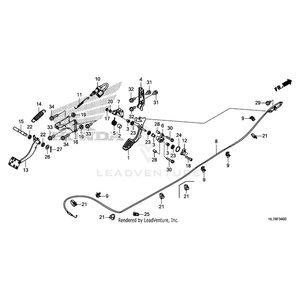 Pedal, Accelerator by Honda 17810-HL7-A20 OEM Hardware 17810-HL7-A20 Off Road Express Peach St