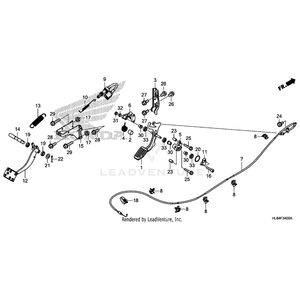 Pedal, Brake by Honda 46510-HL6-A00 OEM Hardware 46510-HL6-A00 Off Road Express Peach St