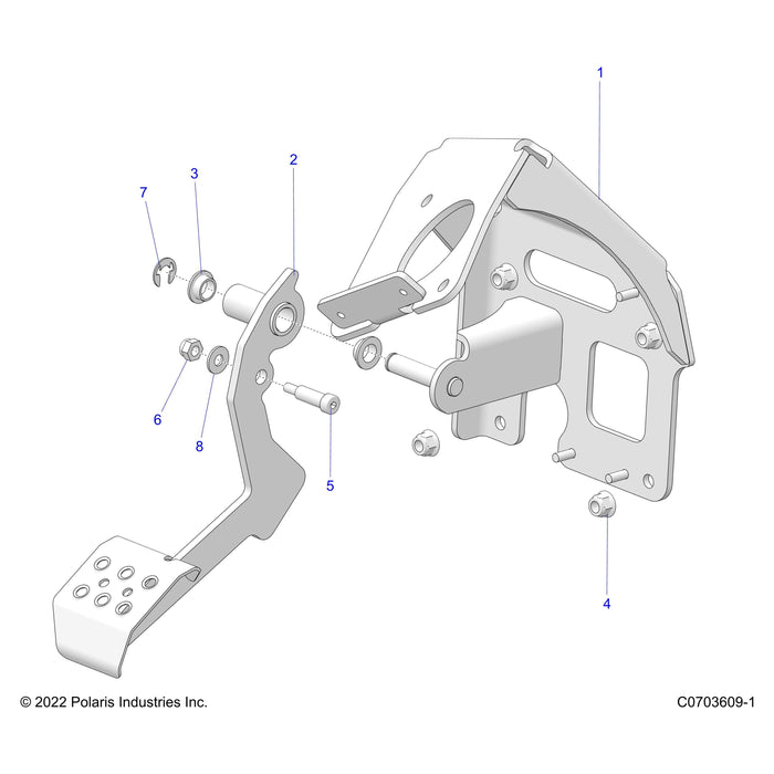 Pedal Bushing Pivot by Polaris