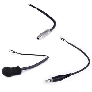 Peltor Straight Cord Helmet Kit With Flex Boom Mic, 3.5Mm Earbud Jack & 4C Plug by Rugged Radios HK-PF-3.5 01038799851704 Rugged Radios