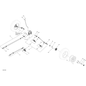 Performance CV Axle by Can-Am 705402353 OEM Hardware 705402353 Off Road Express