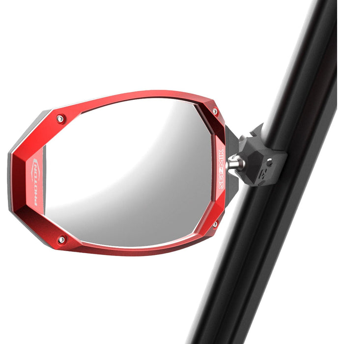 Photon Side Mirror Bezel Red By Seizmik