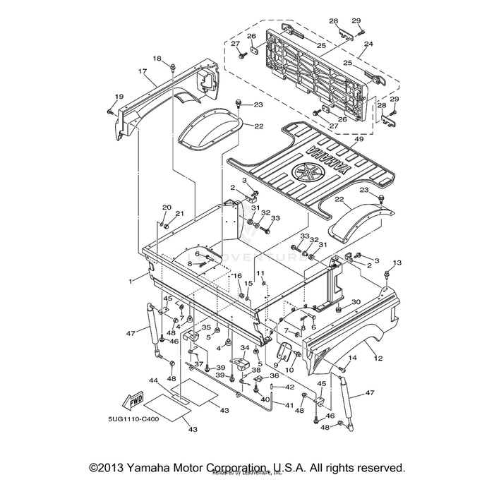 Pin, Clevis by Yamaha