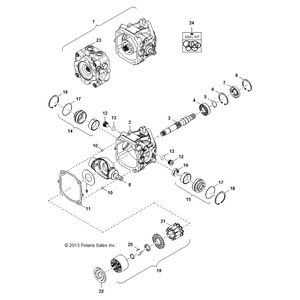 Pin-Straight by Polaris 3120725 OEM Hardware P3120725 Off Road Express