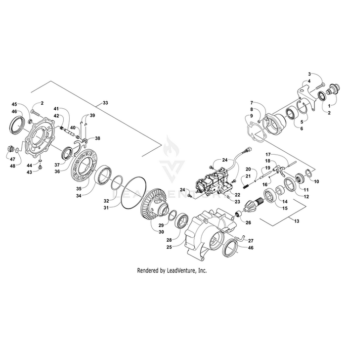 Pinion(9T 4.0)-Assy By Arctic Cat