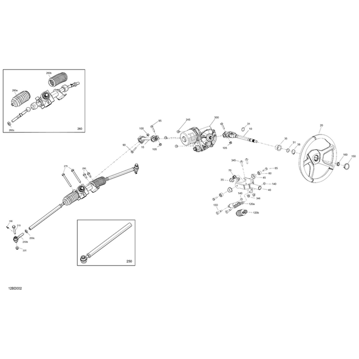 Pinion Side Boot Kit by Can-Am