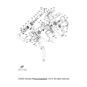 Pipe 2 by Yamaha B5H-12482-00-00 OEM Hardware B5H-12482-00-00 Off Road Express