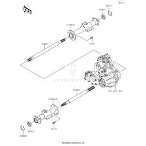 Pipe-Comp,Lh by Kawasaki 31064-0646 OEM Hardware 31064-0646 Off Road Express Peach St