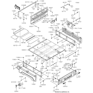 Pipe-Comp,Side Frame,Lh by Kawasaki 31064-0661 OEM Hardware 31064-0661 Off Road Express Peach St