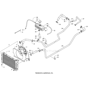 Pipe, Coolant By Arctic Cat 0413-439 OEM Hardware 0413-439 Core Power Equipment