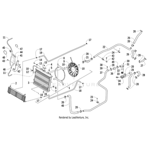 Pipe, Coolant - W/Bleed Valve By Arctic Cat 0410-178 OEM Hardware 0410-178 Core Power Equipment