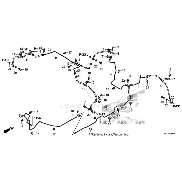 Pipe, Master Cylinder by Honda