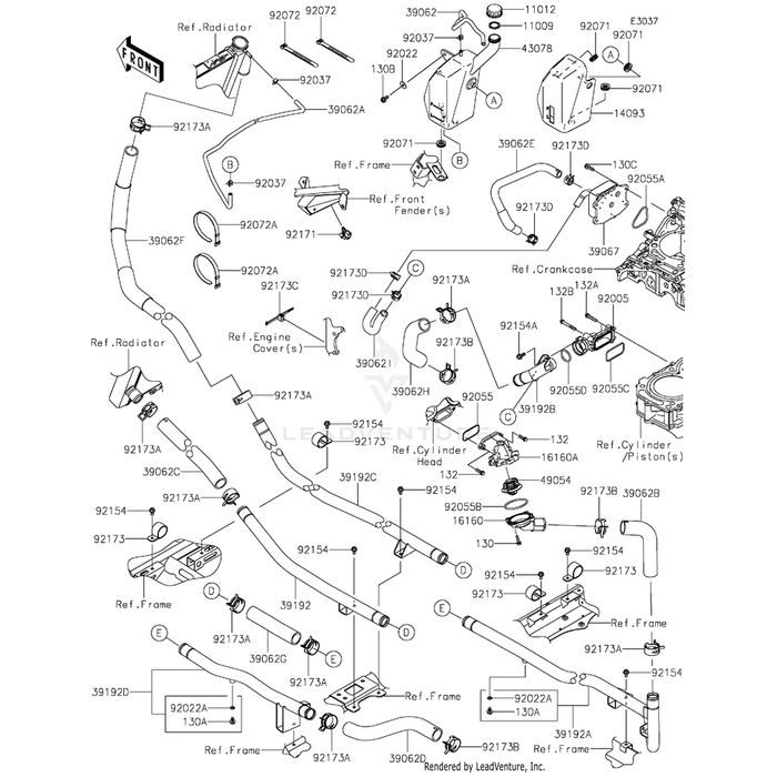 Pipe-Water,Fr(Lh) by Kawasaki