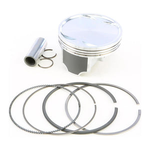 Piston Kit Bb Forged 90.95/+6.00 9.0:1 Kawasaki by Vertex 23910A Piston Kit 175-23910A Western Powersports Drop Ship