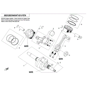 Piston Pin by CF Moto 0800-040002-00001 OEM Hardware 0800-040002-00001 Northstar Polaris