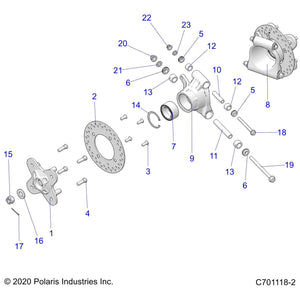 Pivot Shaft, Long, 12 Mm by Polaris 5139991 OEM Hardware P5139991 Off Road Express