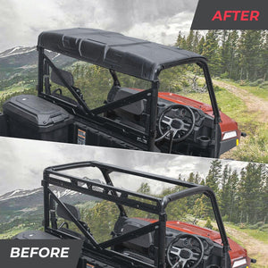 Plastic Hard Roof for Polaris Ranger Full Size by Kemimoto B0112-02601BK Roof B0112-02601BK Kemimoto