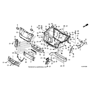 Plate Assembly, Bed by Honda 81500-HL7-A20 OEM Hardware 81500-HL7-A20 Off Road Express Peach St