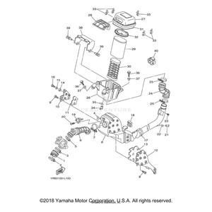 Plate, Element by Yamaha 5B4-E4472-00-00 OEM Hardware 5B4-E4472-00-00 Off Road Express