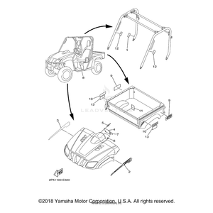 Plate, Epa 3 by Yamaha 2P5-2179B-00-00 OEM Hardware 2P5-2179B-00-00 Off Road Express