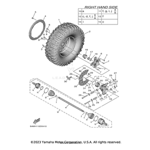 Plate, Guide 2 by Yamaha 2HC-F2342-00-00 OEM Hardware 2HC-F2342-00-00 Off Road Express