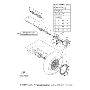 Plate, Lock by Yamaha 2HC-F4658-50-00 OEM Hardware 2HC-F4658-50-00 Off Road Express