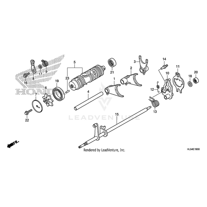 Plate, Shift Guide by Honda