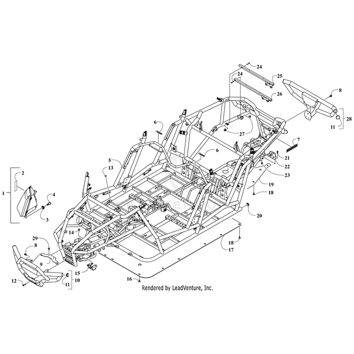 Plate, Skid - Front By Arctic Cat