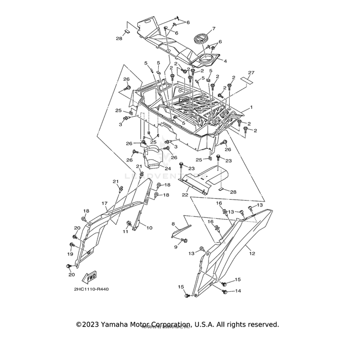 Plate, Spring by Yamaha