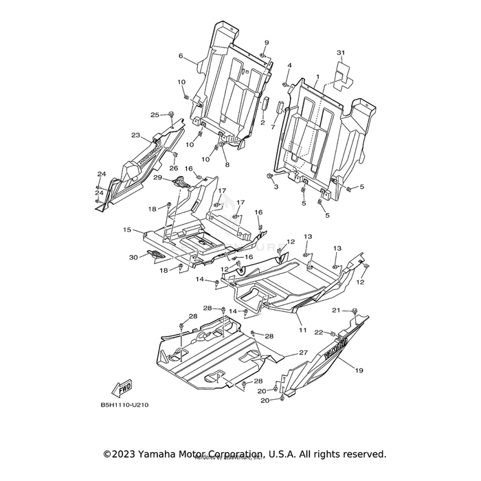 Plate, Under 3 by Yamaha