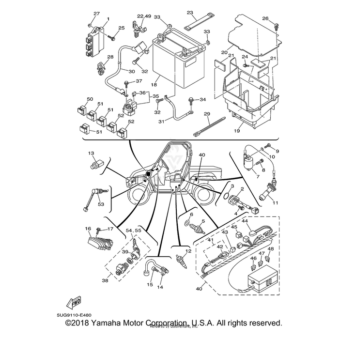 Plug Cap Assembly by Yamaha