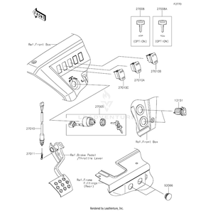 Plug,D.C. Socket by Kawasaki 92066-0794 OEM Hardware 92066-0794 Off Road Express Peach St