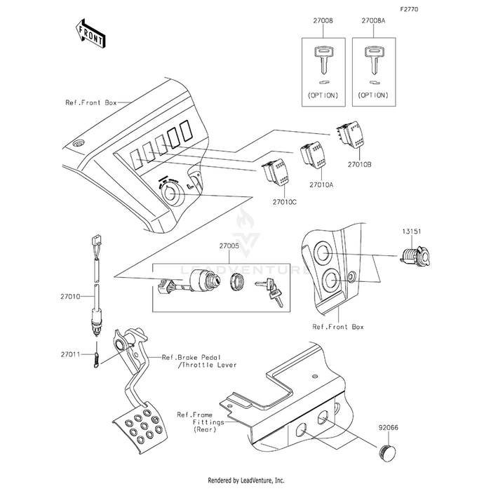 Plug,D.C. Socket by Kawasaki