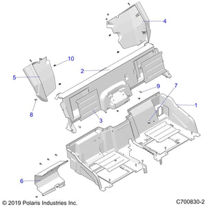 Plug, Endcap, Ribbed by Polaris 5432831 OEM Hardware P5432831 Off Road Express