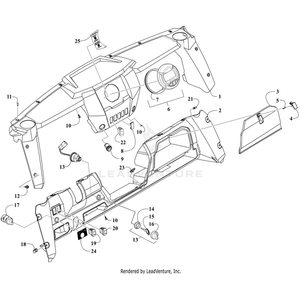 Plug, Switch Hole By Arctic Cat 0409-070 OEM Hardware 0409-070 Core Power Equipment