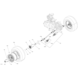 Plunging Joint by Can-Am 715900410 OEM Hardware 715900410 Off Road Express