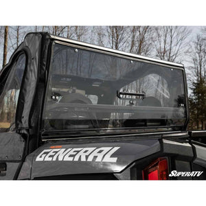 Polaris General 1000 Rear Vented Windshield by SuperATV RWS-P-GEN1K-V-76 Vented Windshield RWS-P-GEN1K-V-76 SuperATV