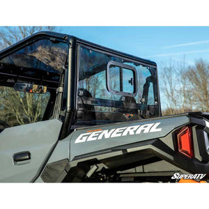 Polaris General 1000 Sliding Rear Windshield by SuperATV RWS-P-GEN-SGW-76 RWS-P-GEN-SGW-76 SuperATV