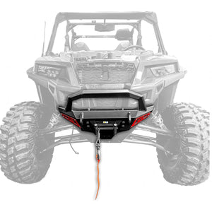 Polaris General Front Winch Bumper w/o light by Thumper Fab TF030501-BK Front Bumper TF030501-BK Thumper Fab