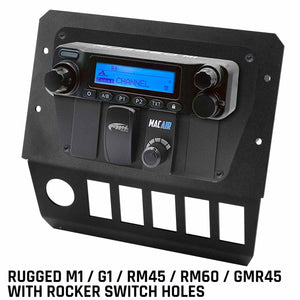 Polaris General Multi Mount Kit For Radio And Intercom by Rugged Radios MT-GEN-BR-RS 01033172744994 Rugged Radios Rugged M1/G1/RM45/RM60/GMR45 with Switch Holes